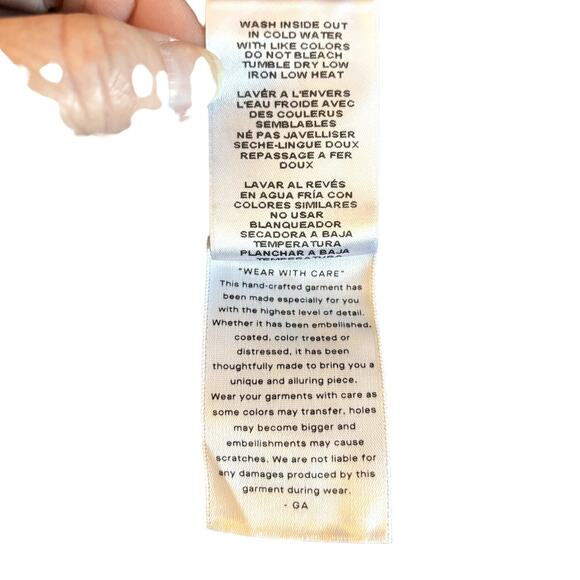 NWT Good American Good Mom Tapered Leg Jeans Women's Size 6 / 28 Black Distress - Picture 7 of 12